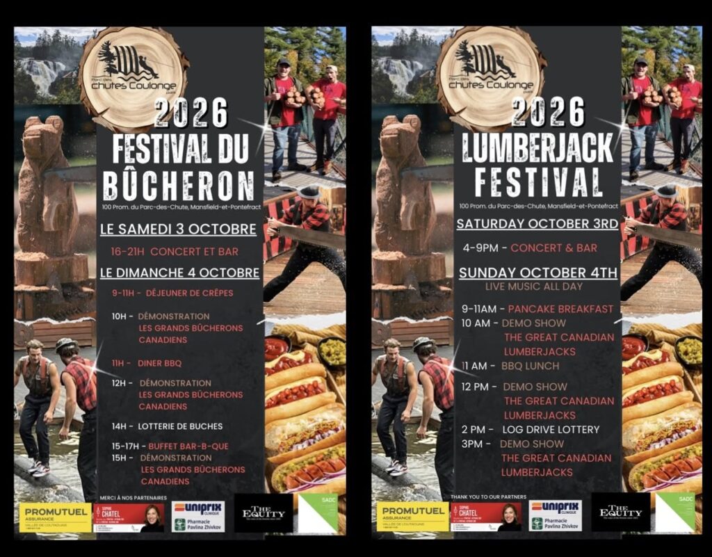 2026 Festival des Bûcherons/Lumberjack Festival